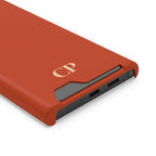 Monogram Phone Case With Card Holder Personalized