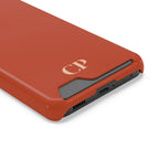 Monogram Phone Case With Card Holder Personalized
