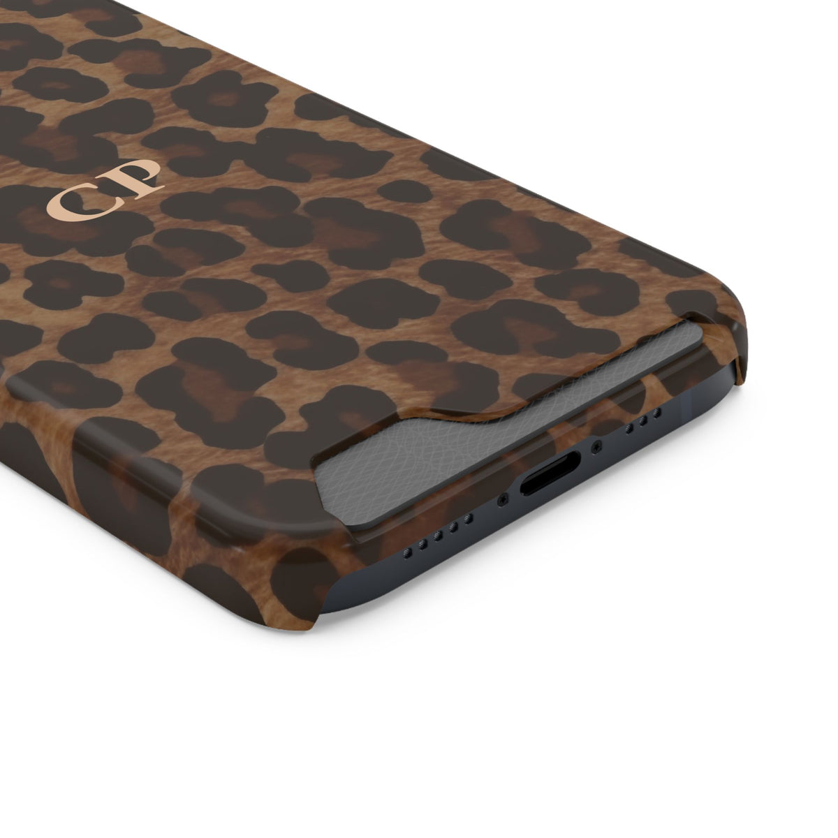 Monogram Phone Case With Card Holder Personalized
