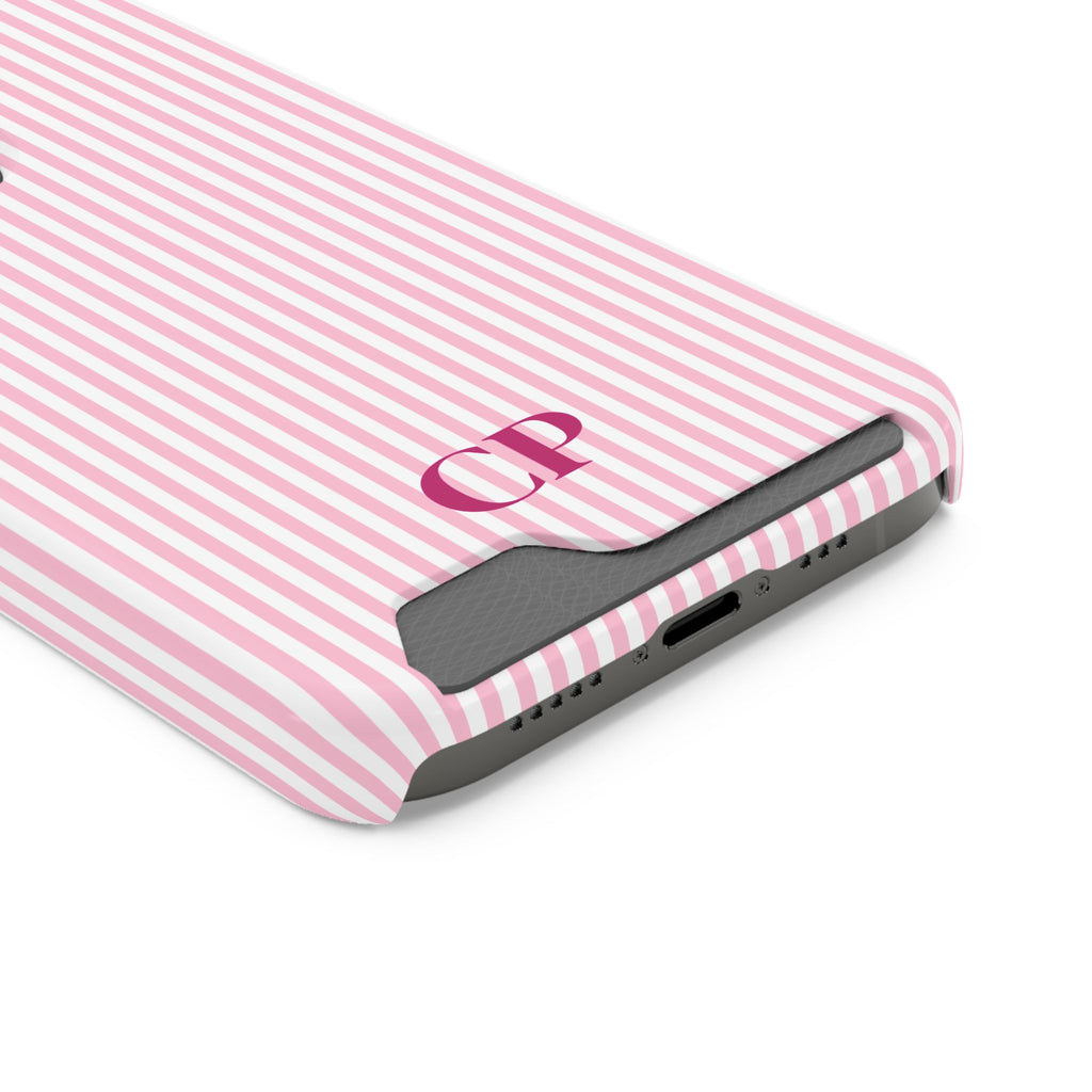 Monogram Phone Case With Card Holder Personalized