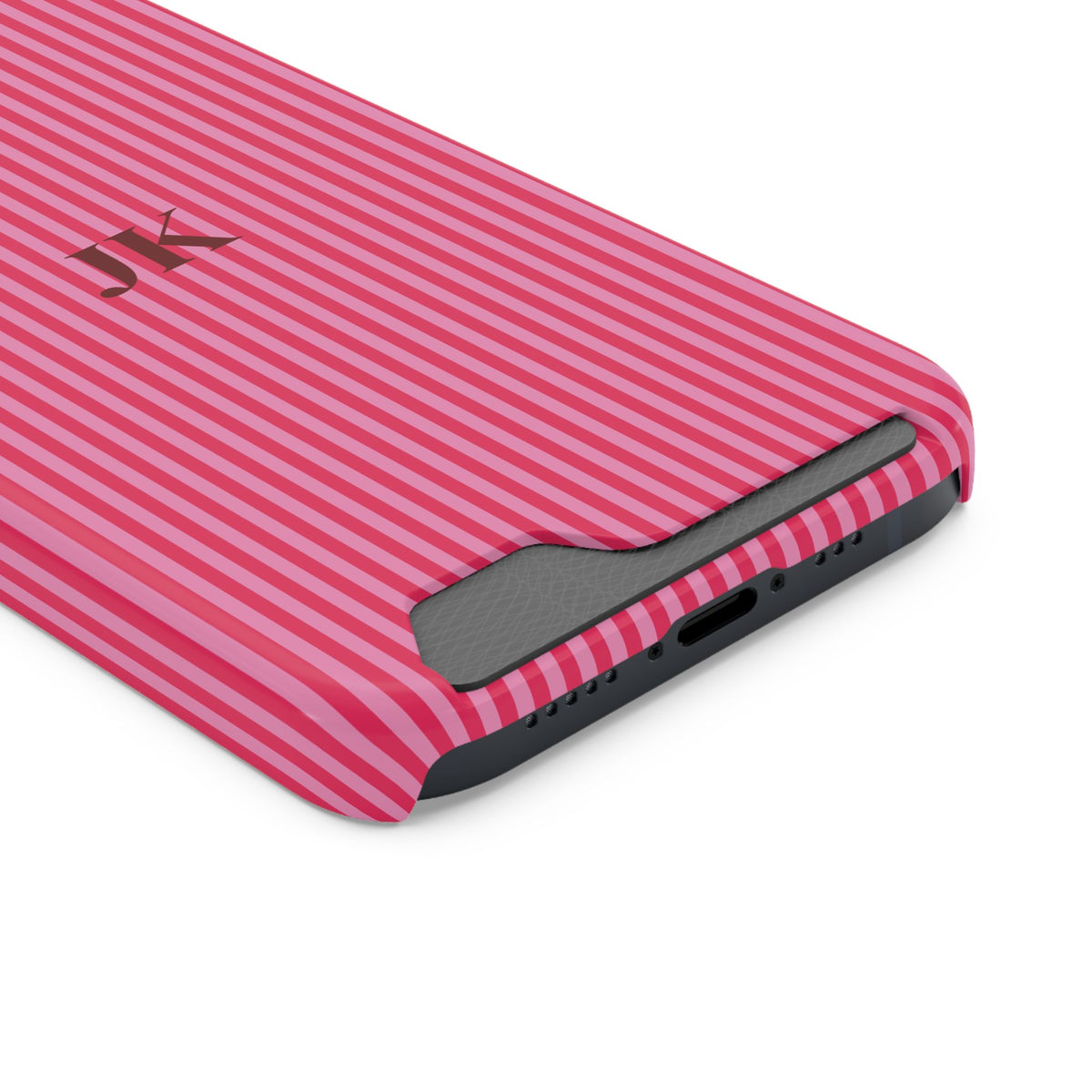 Monogram Phone Case With Card Holder Personalized
