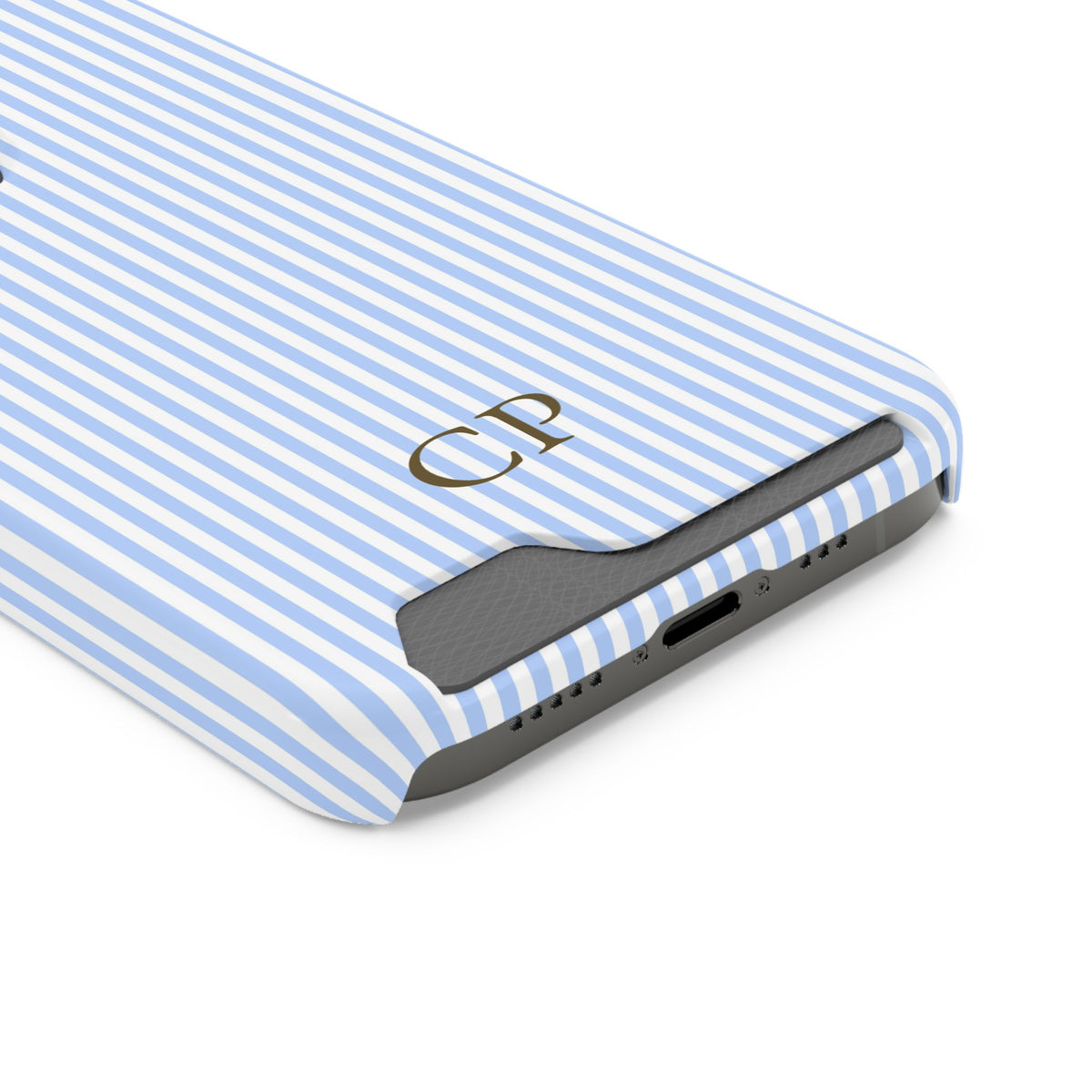 Monogram Phone Case With Card Holder Personalized