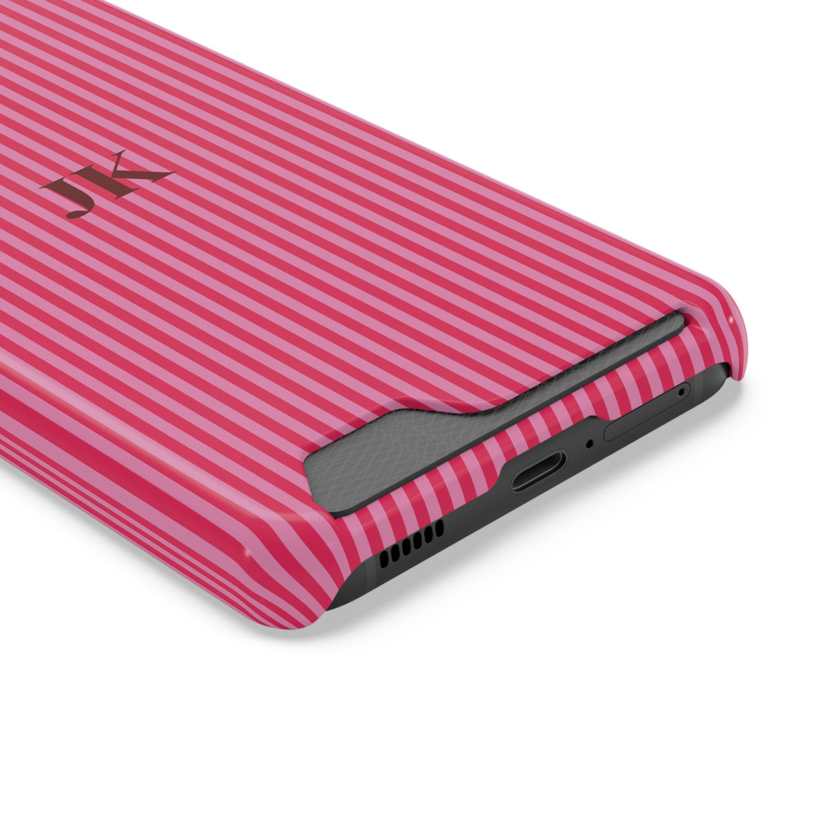 Monogram Phone Case With Card Holder Personalized
