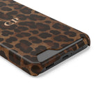 Monogram Phone Case With Card Holder Personalized