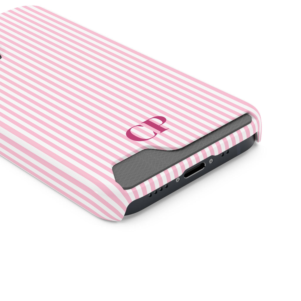 Monogram Phone Case With Card Holder Personalized
