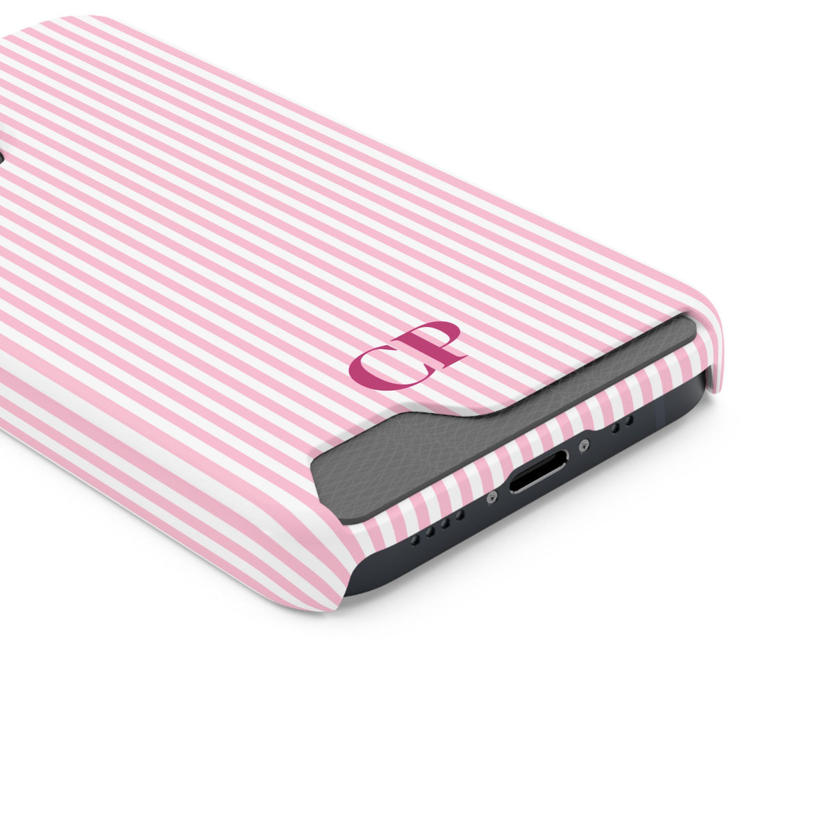 Monogram Phone Case With Card Holder Personalized