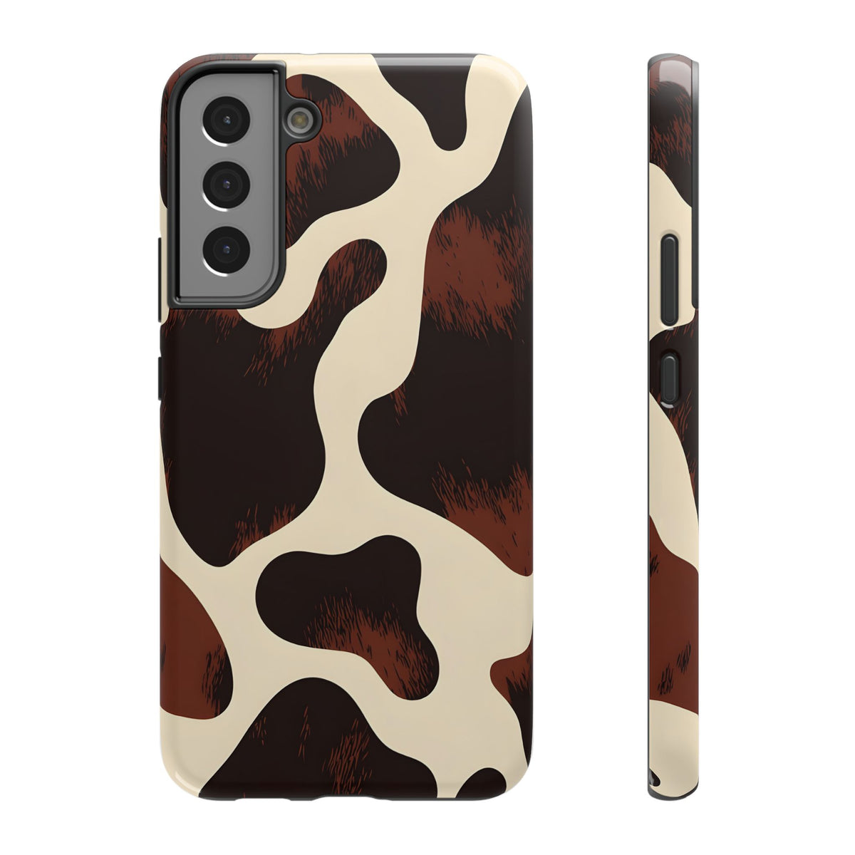 Chocolate Cow protective phone case for Samsung Galaxy S22 Plus, glossy finish