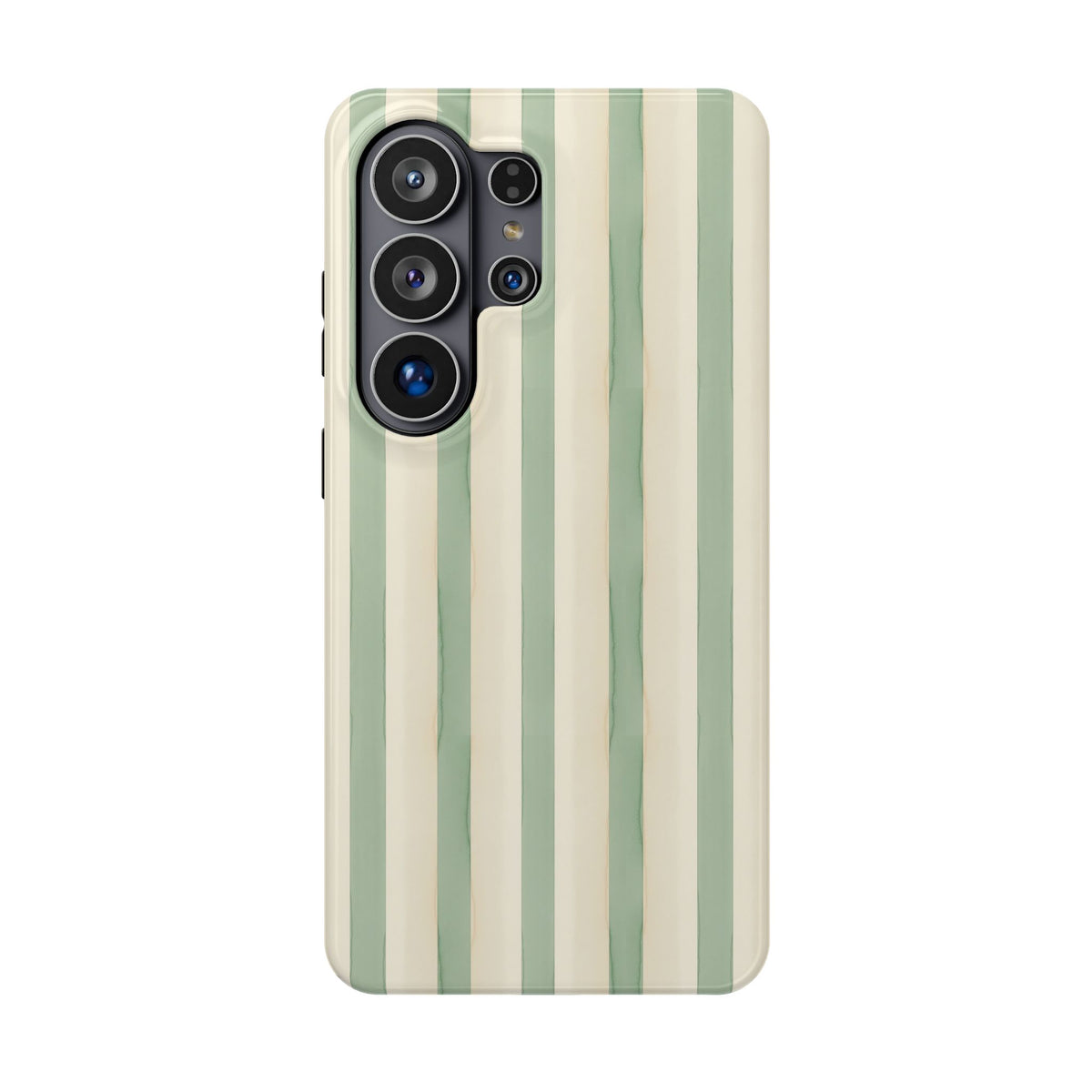 Sage Stripe MagSafe case for Samsung Galaxy S26 Ultra, glossy finish
