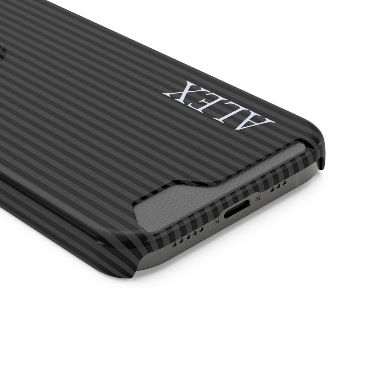 P144 - Slim Card Holder Phone Case - Personalized