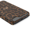 Monogram Phone Case With Card Holder Personalized