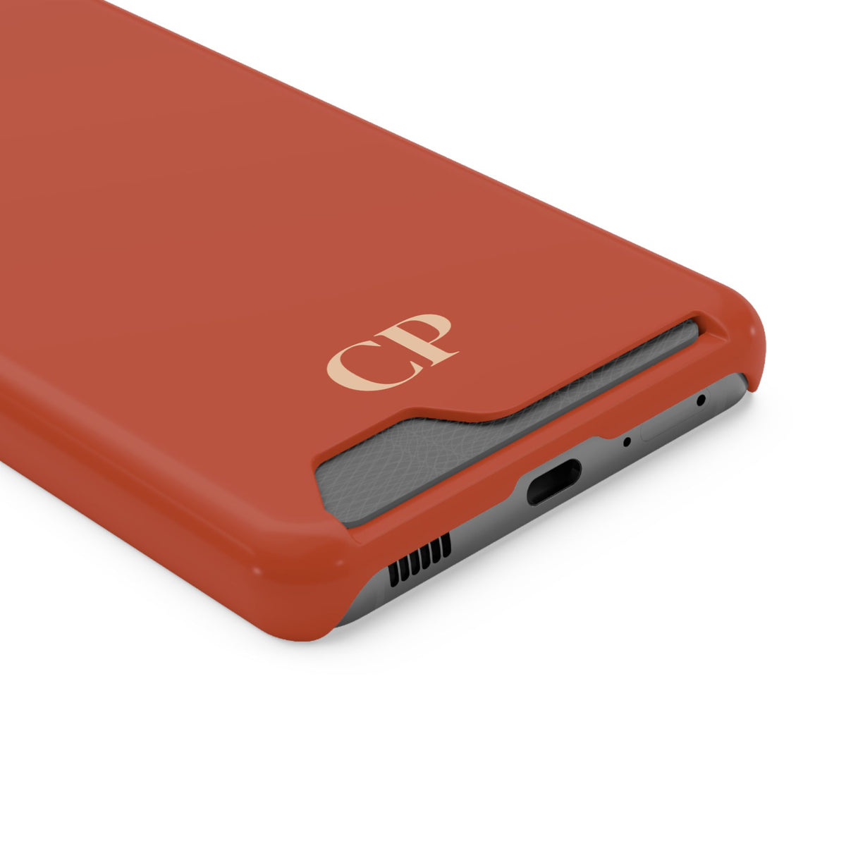 Monogram Phone Case With Card Holder Personalized