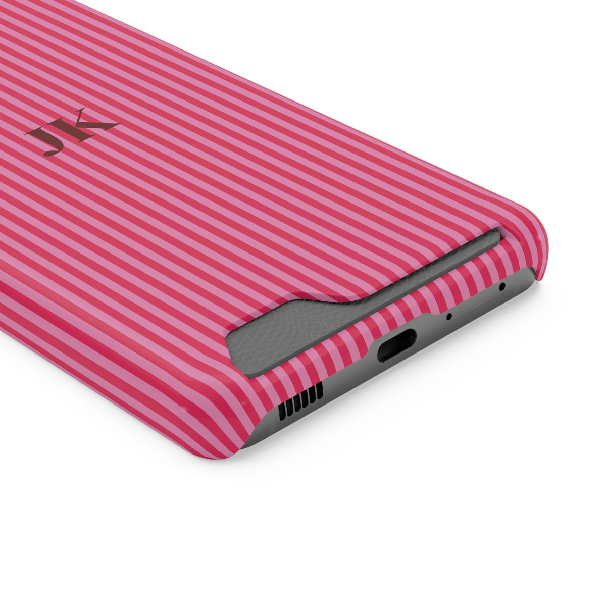Monogram Phone Case With Card Holder Personalized