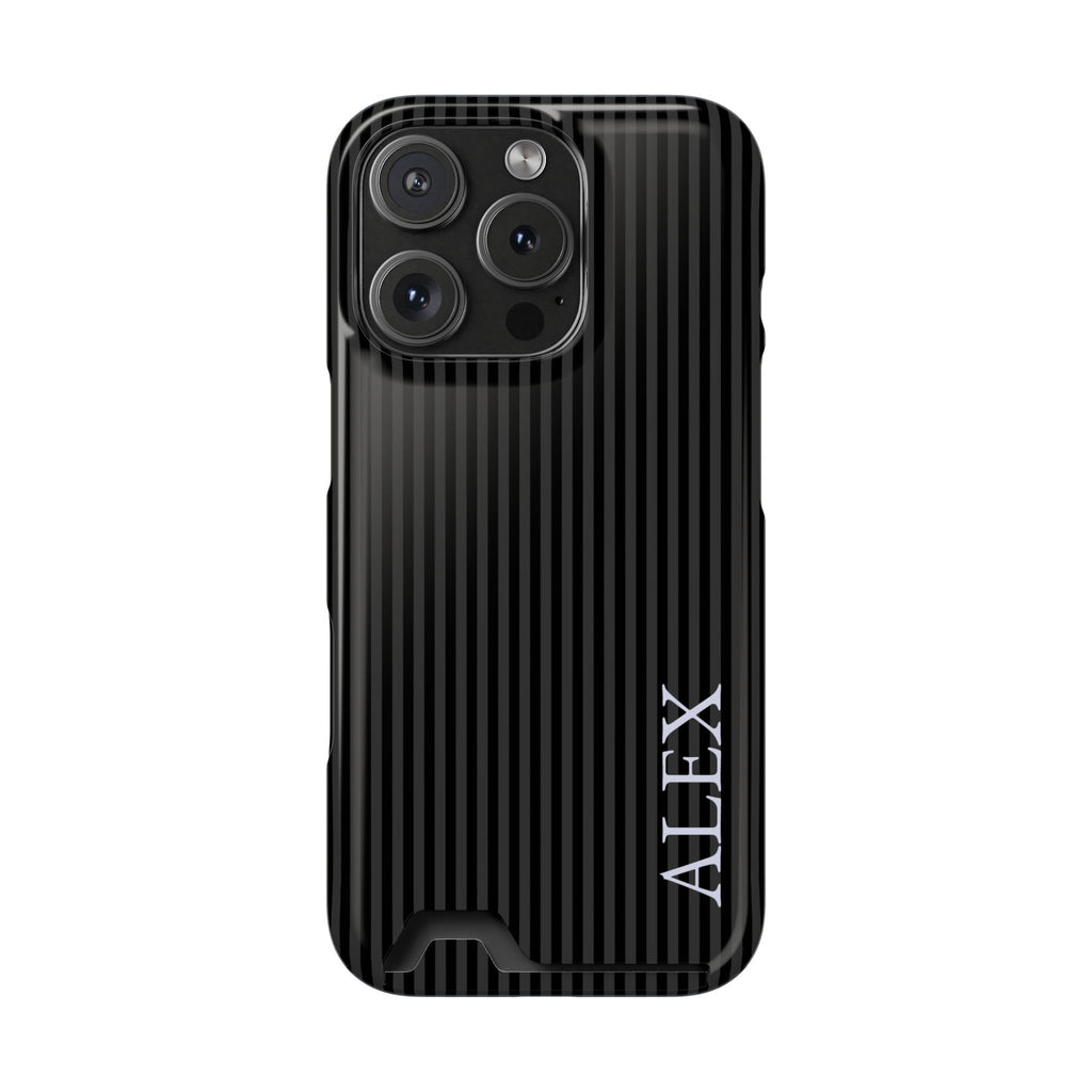 P144 - Slim Card Holder Phone Case - Personalized