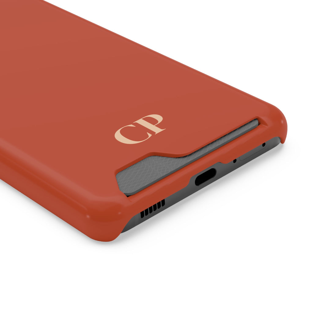 Monogram Phone Case With Card Holder Personalized