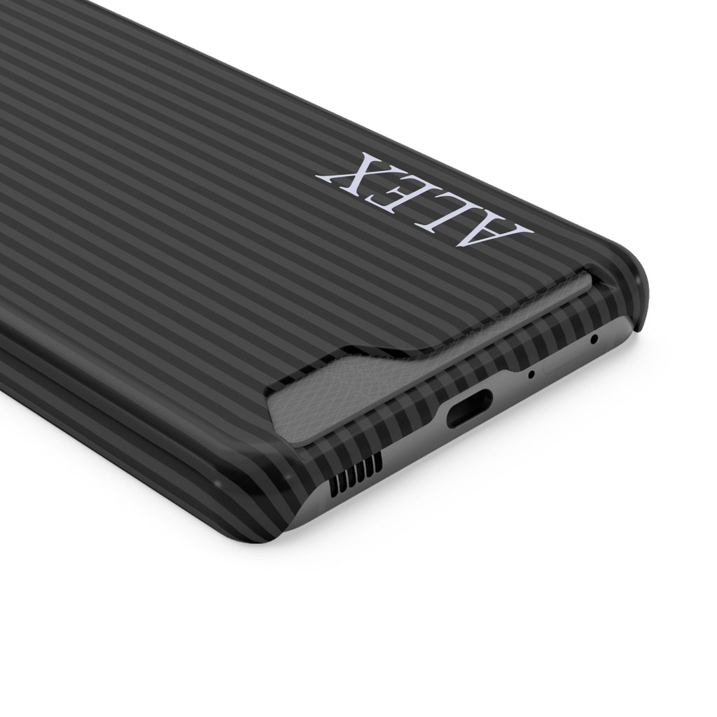P144 - Slim Card Holder Phone Case - Personalized