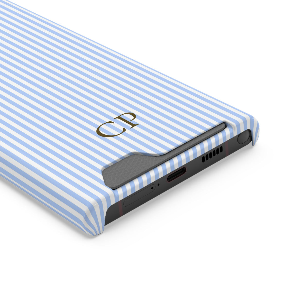 Monogram Phone Case With Card Holder Personalized