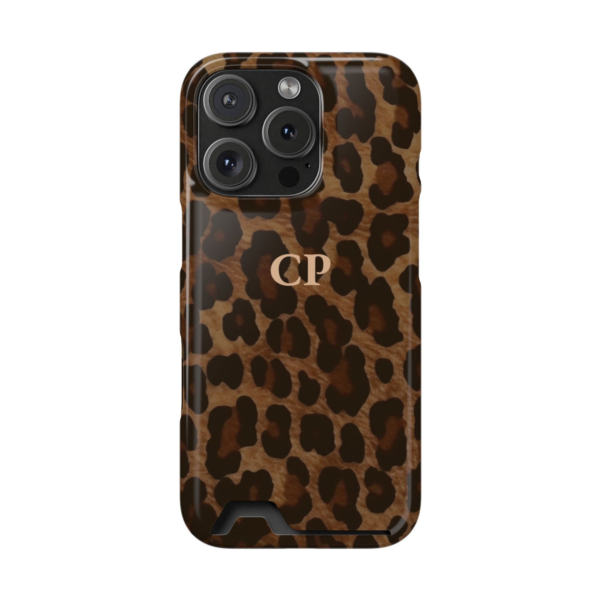 Monogram Phone Case With Card Holder Personalized