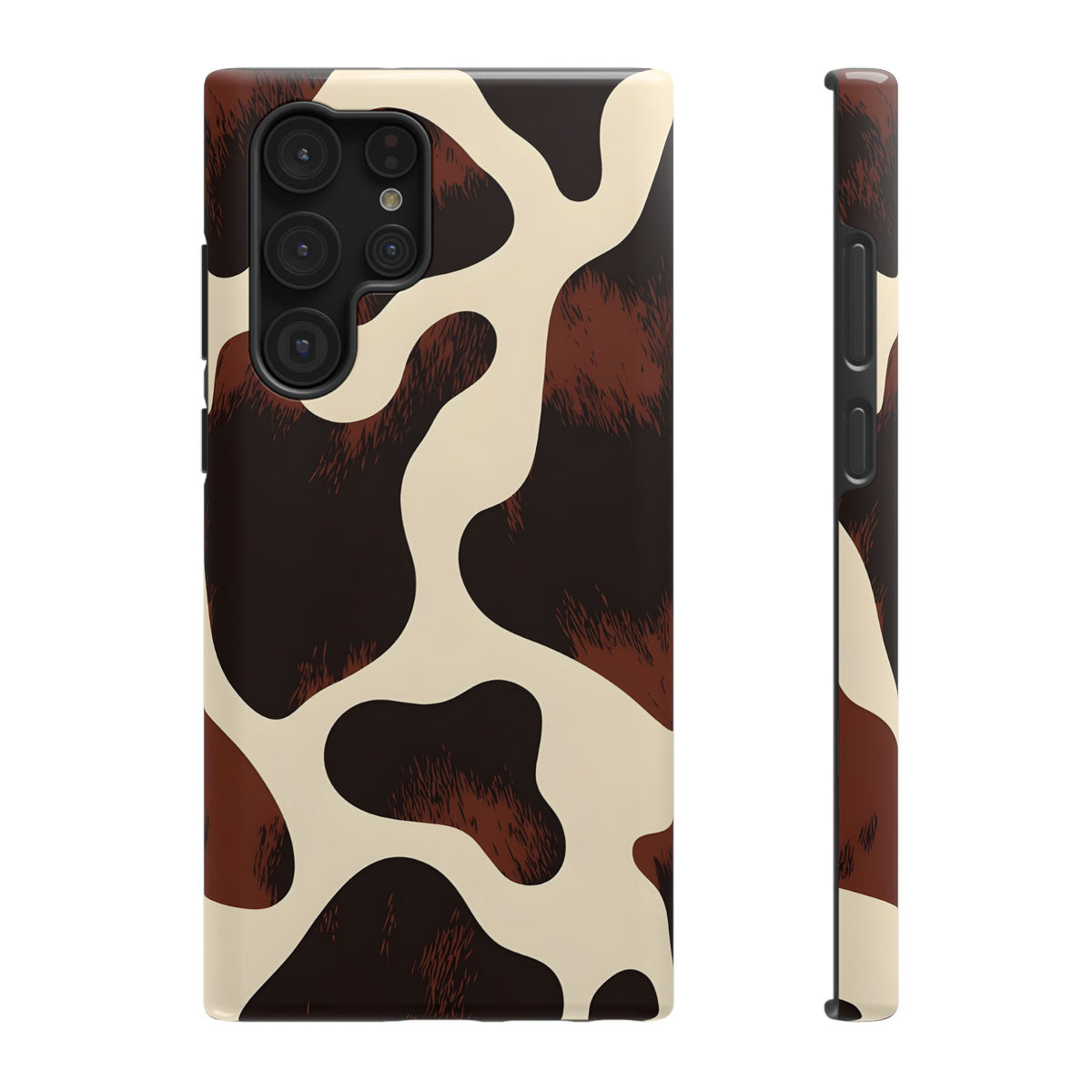 Chocolate Cow protective phone case for Samsung Galaxy S22 Ultra, glossy finish