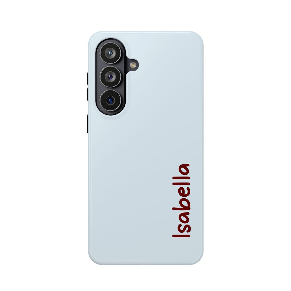 Baby Blue Name Magnetic Impact Resistant Case Personalized