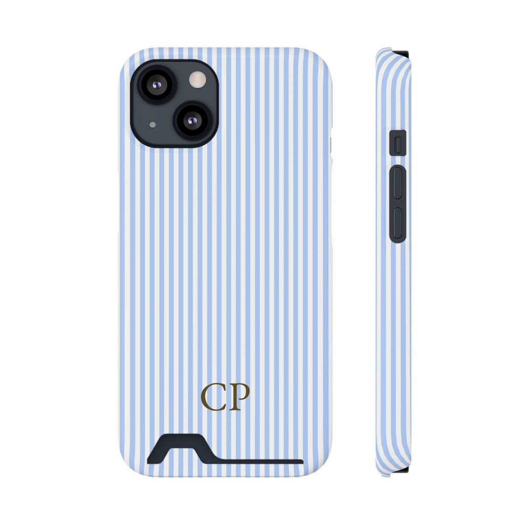 Monogram Phone Case With Card Holder Personalized