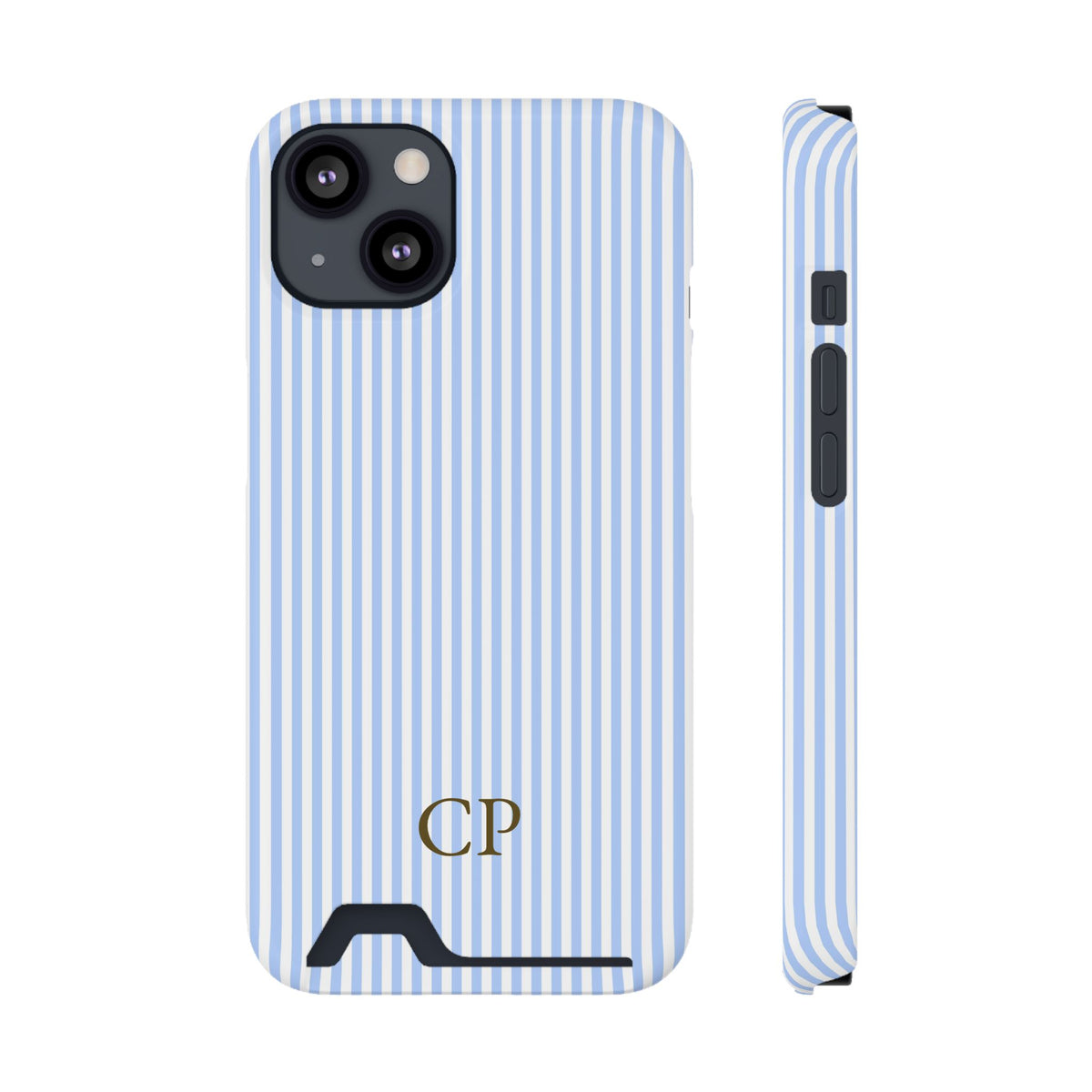 Monogram Phone Case With Card Holder Personalized