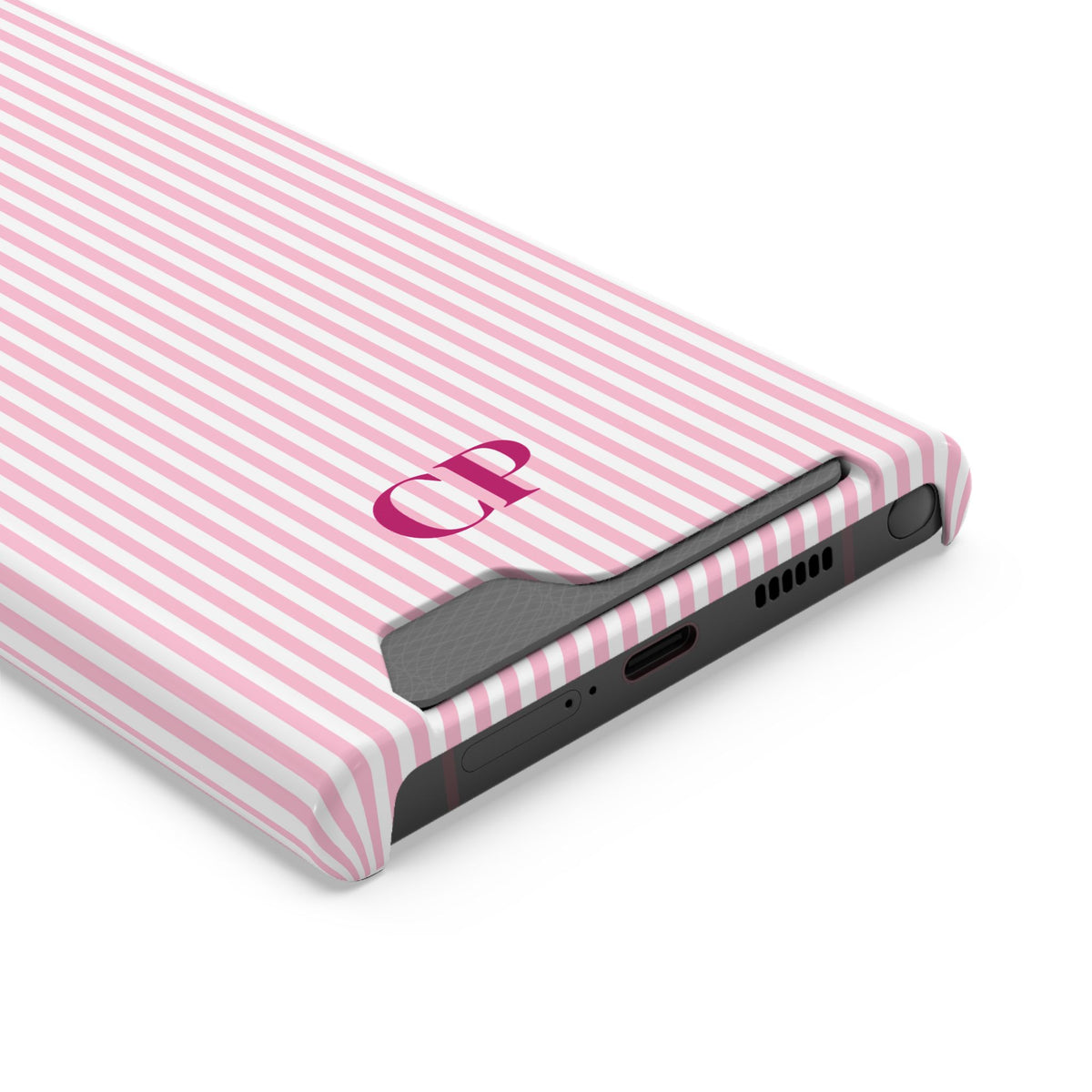 Monogram Phone Case With Card Holder Personalized