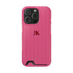 Monogram Phone Case With Card Holder Personalized