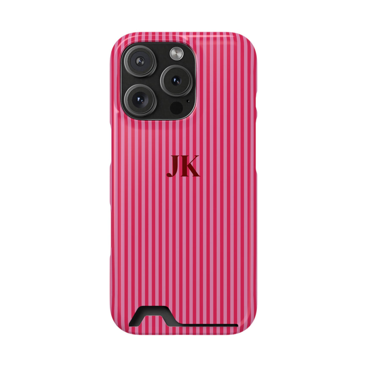 Monogram Phone Case With Card Holder Personalized