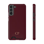 Monogram Phone Case With Card Holder Personalized