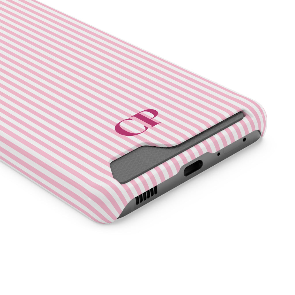 Monogram Phone Case With Card Holder Personalized