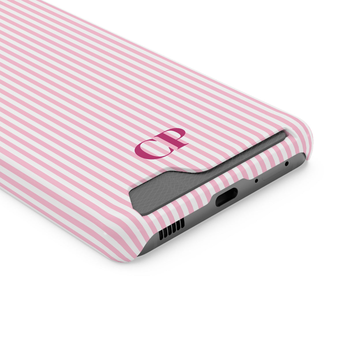 Monogram Phone Case With Card Holder Personalized