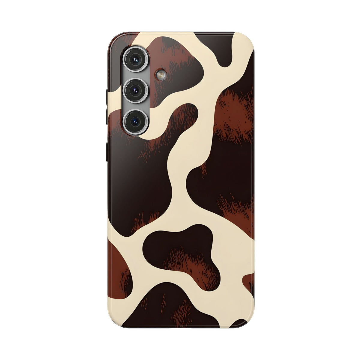 Chocolate Cow protective phone case for Samsung Galaxy S24 Plus, glossy finish
