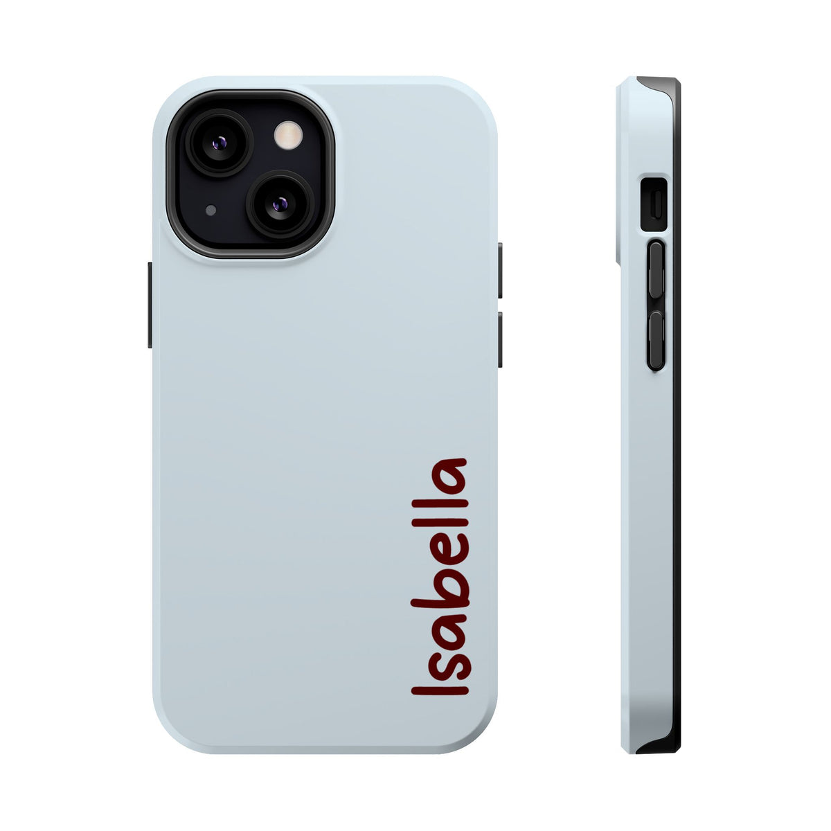 Baby Blue Name Magnetic Impact Resistant Case Personalized