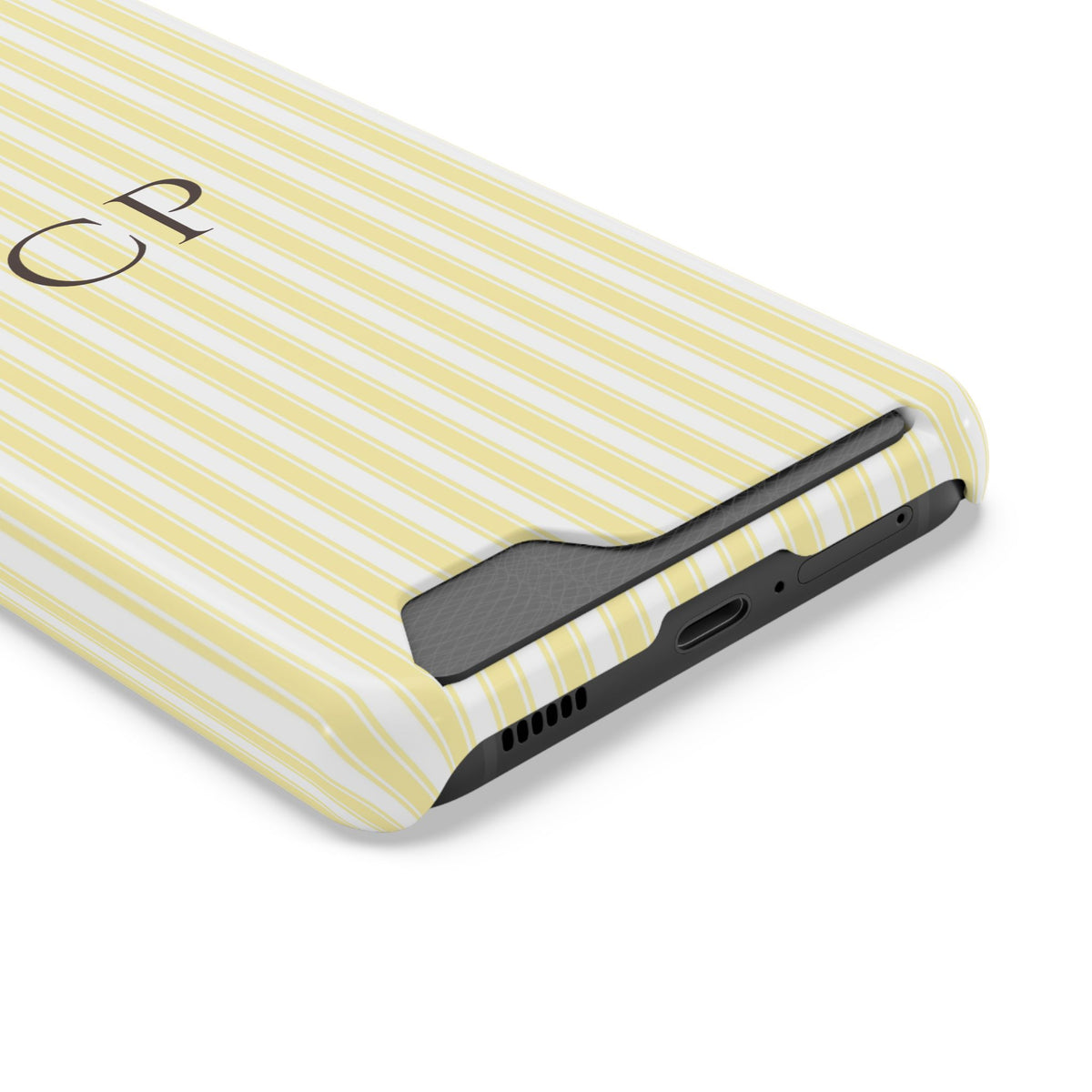Monogram Phone Case With Card Holder Personalized