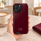 Monogram Phone Case With Card Holder Personalized