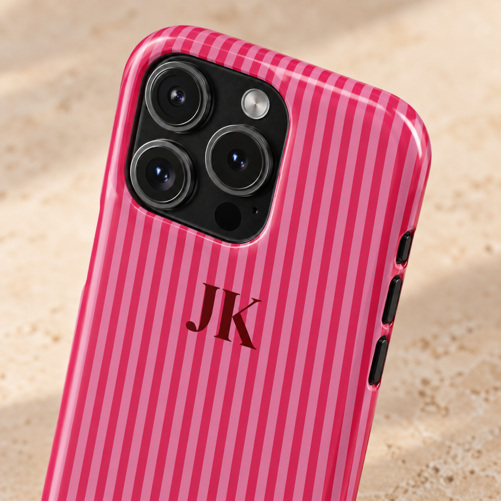Monogram Phone Case With Card Holder Personalized