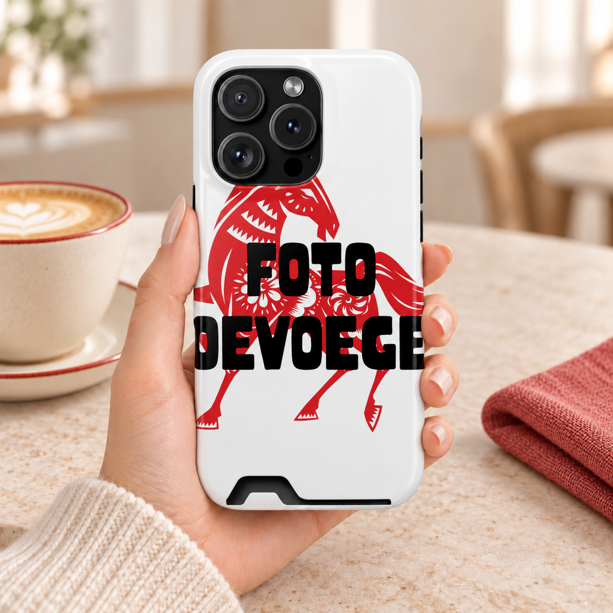 Personalised Photo Phone Case With Card Holder Personalized