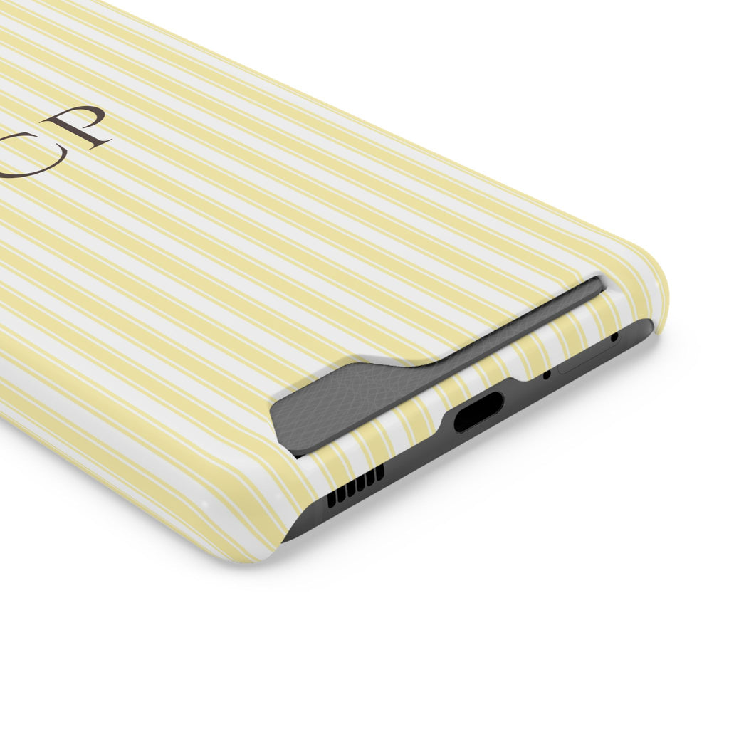 Monogram Phone Case With Card Holder Personalized