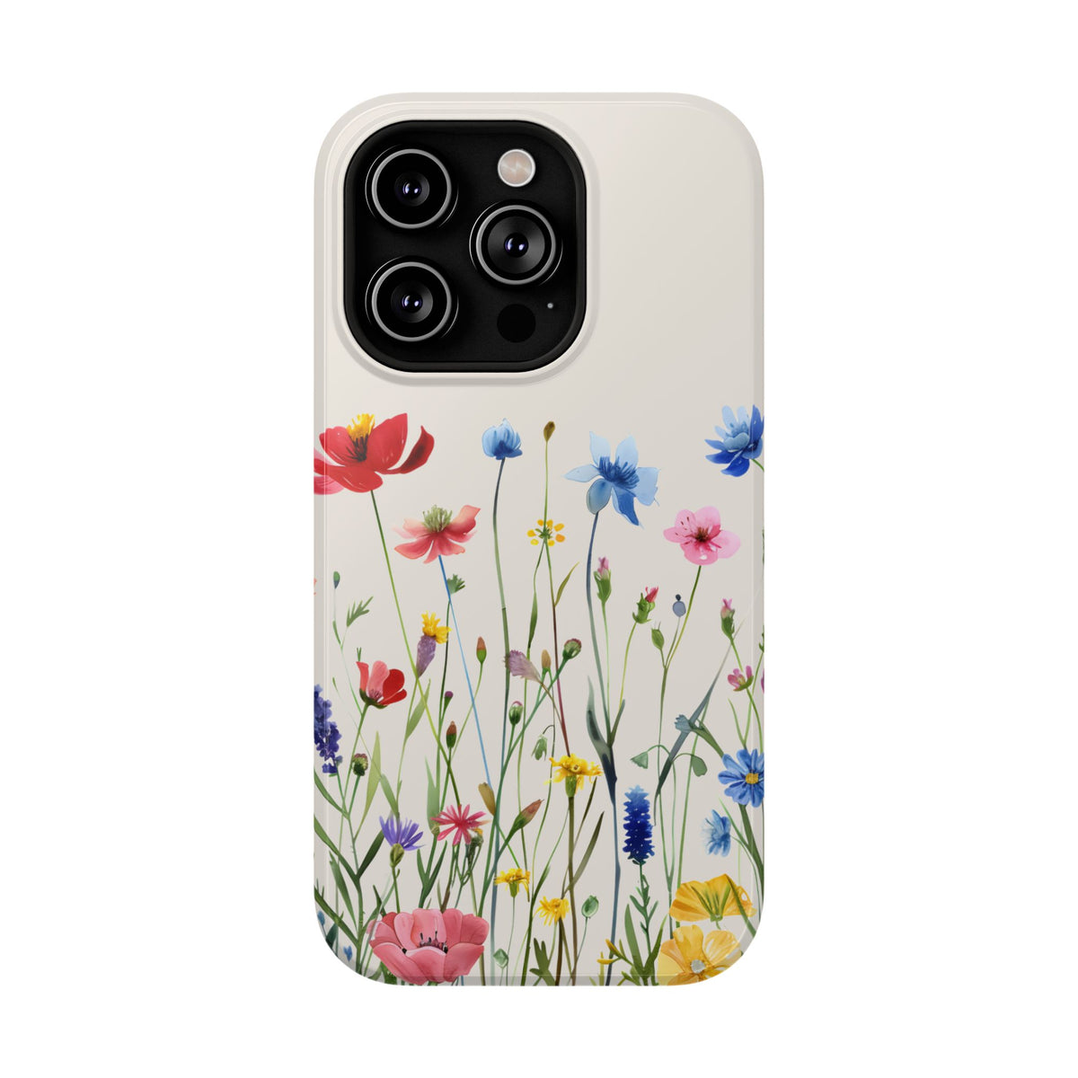 Spring Meadow protective phone case for iPhone 14 Pro, glossy finish