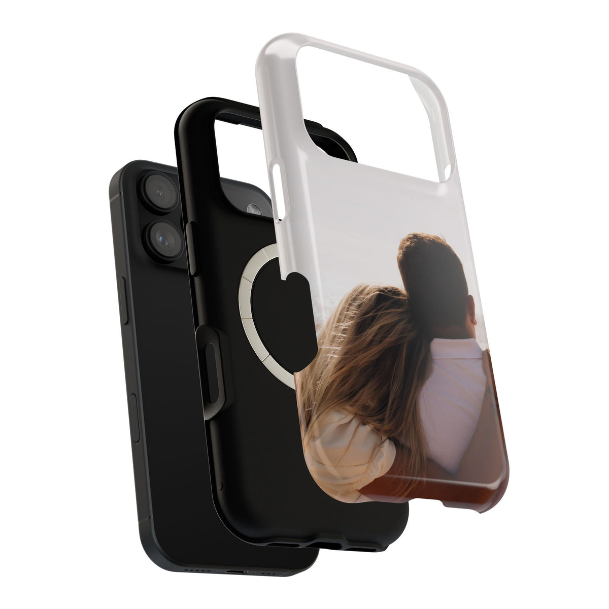 Monogram Magnetic Impact Resistant Case Personalized