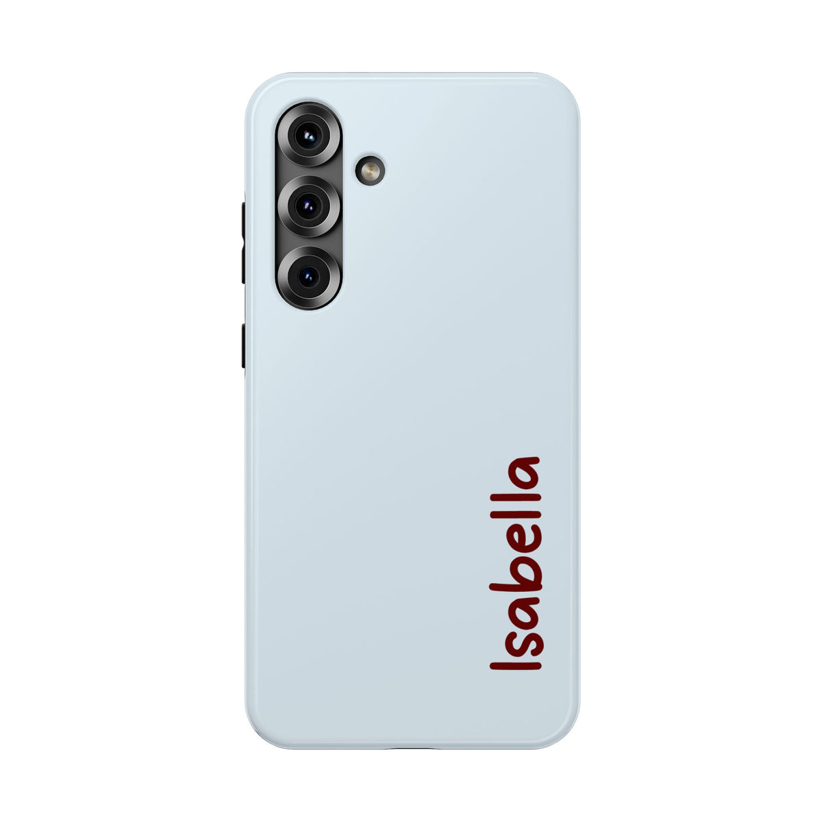 Baby Blue Name Impact Resistant Case Personalized