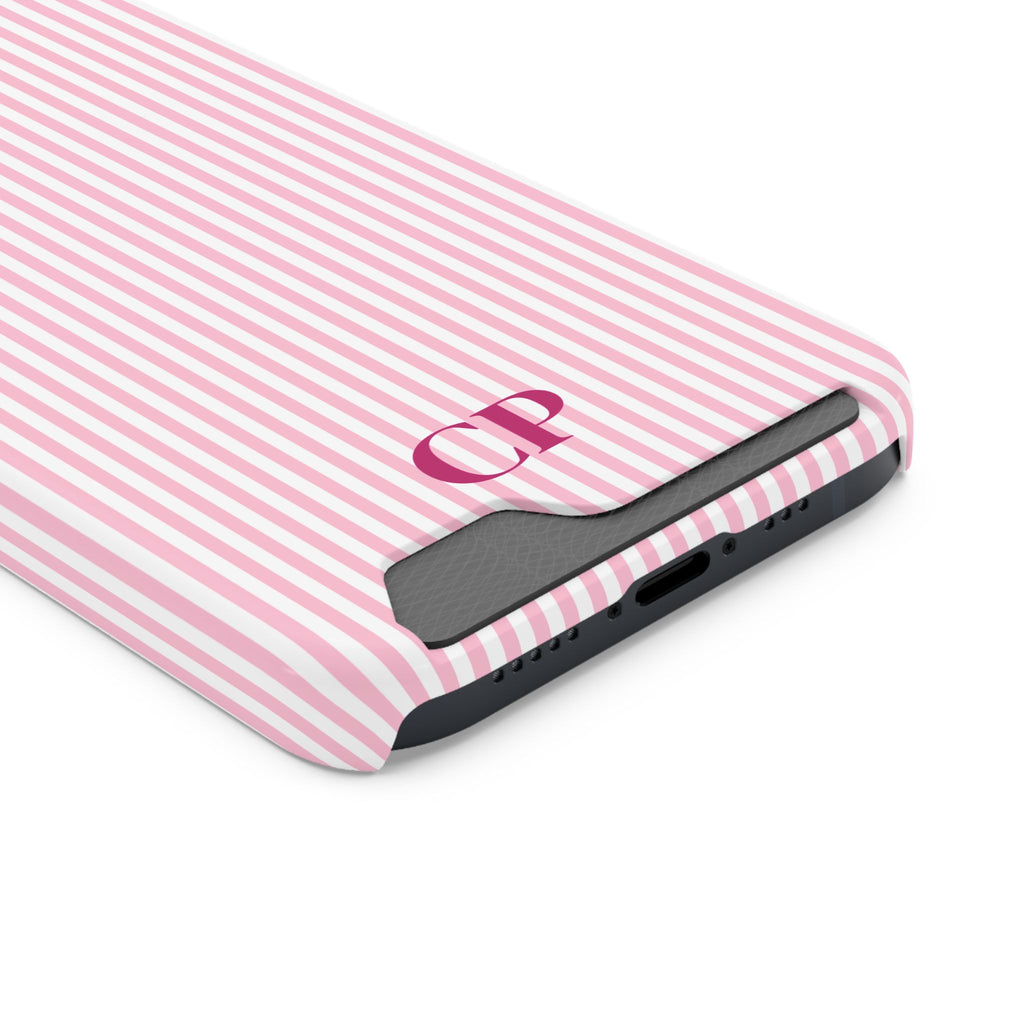 Monogram Phone Case With Card Holder Personalized