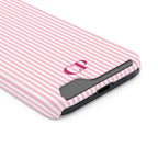 Monogram Phone Case With Card Holder Personalized