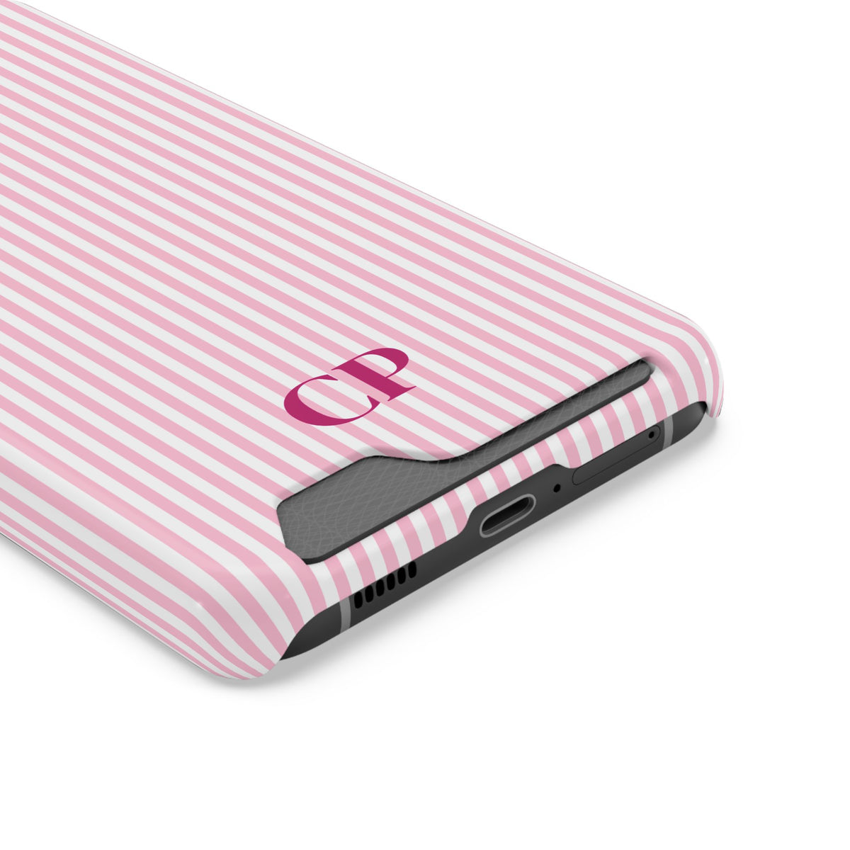 Monogram Phone Case With Card Holder Personalized