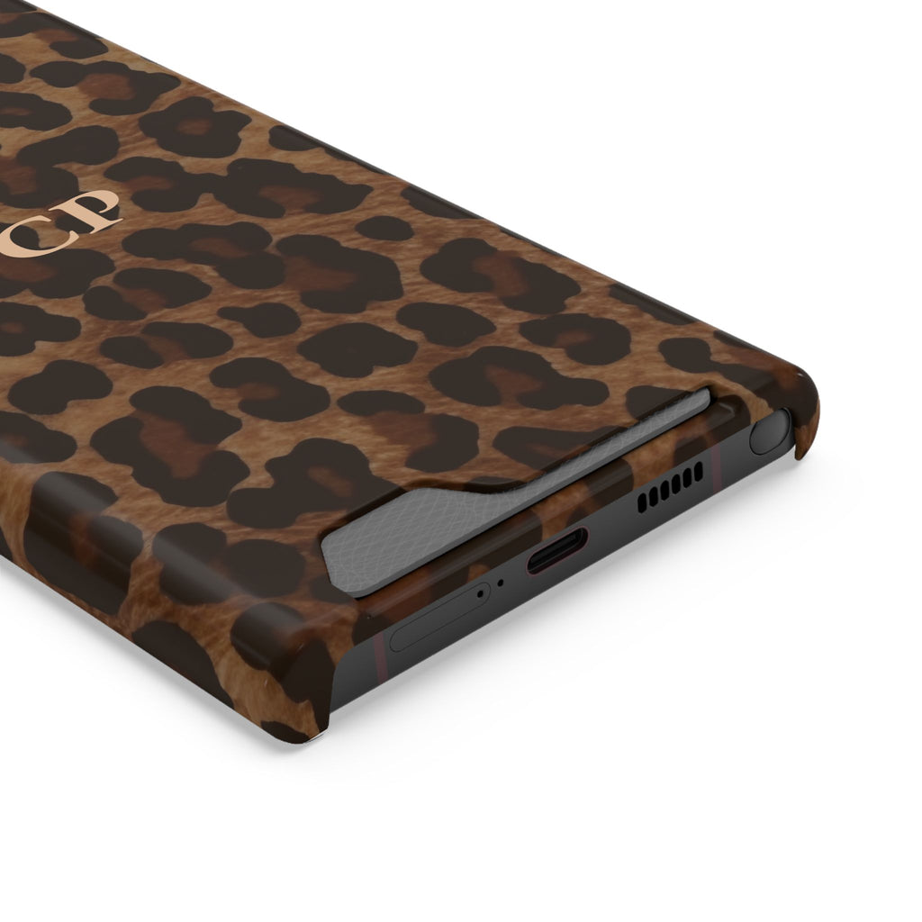 Monogram Phone Case With Card Holder Personalized