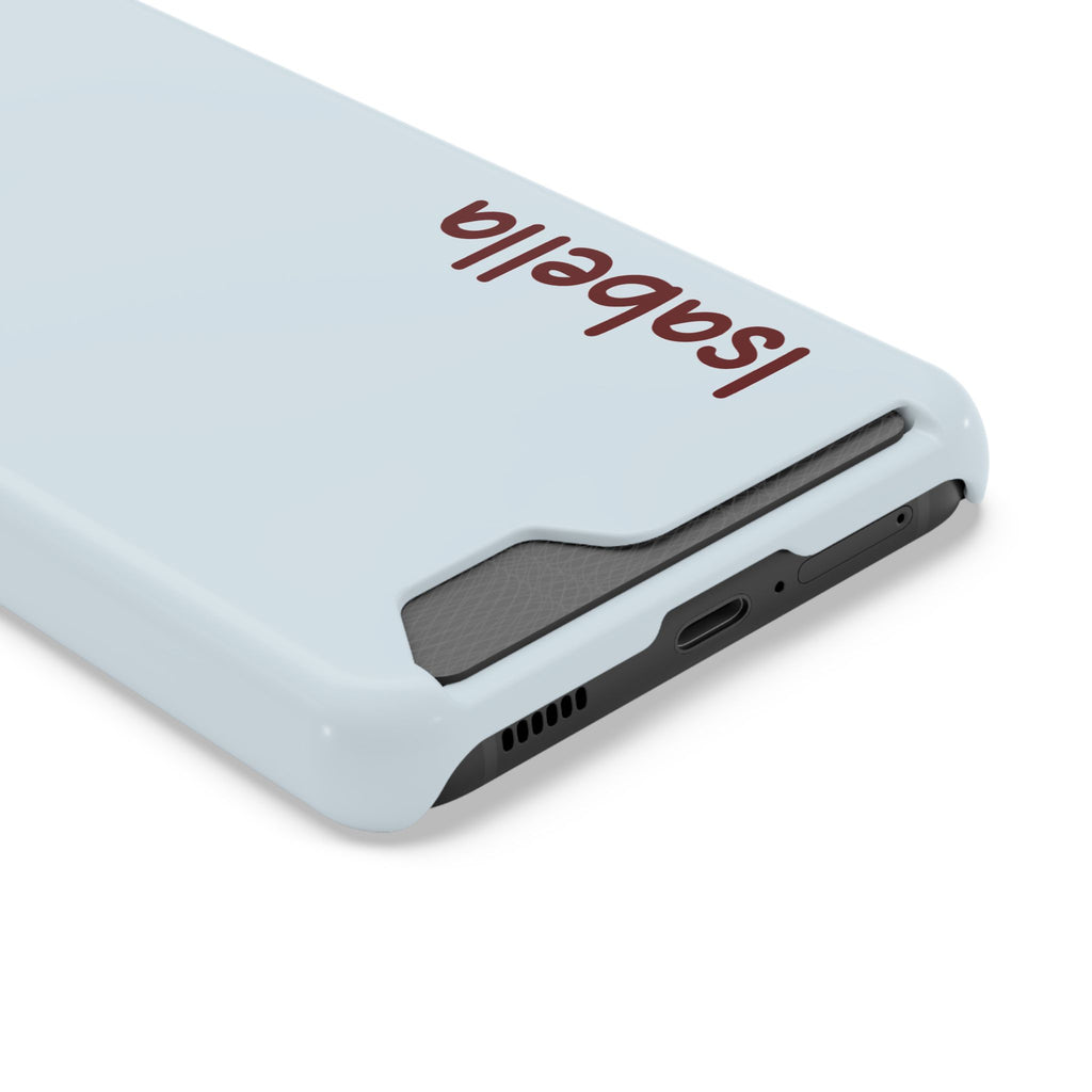 P145 - Slim Card Holder Phone Case - Personalized