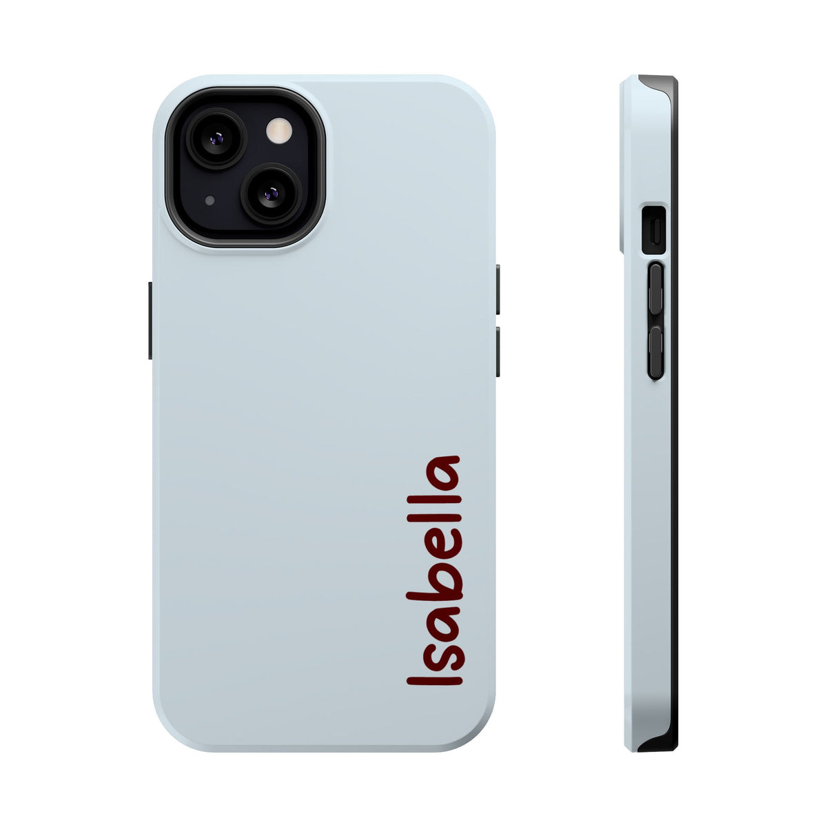 Baby Blue Name Magnetic Impact Resistant Case Personalized