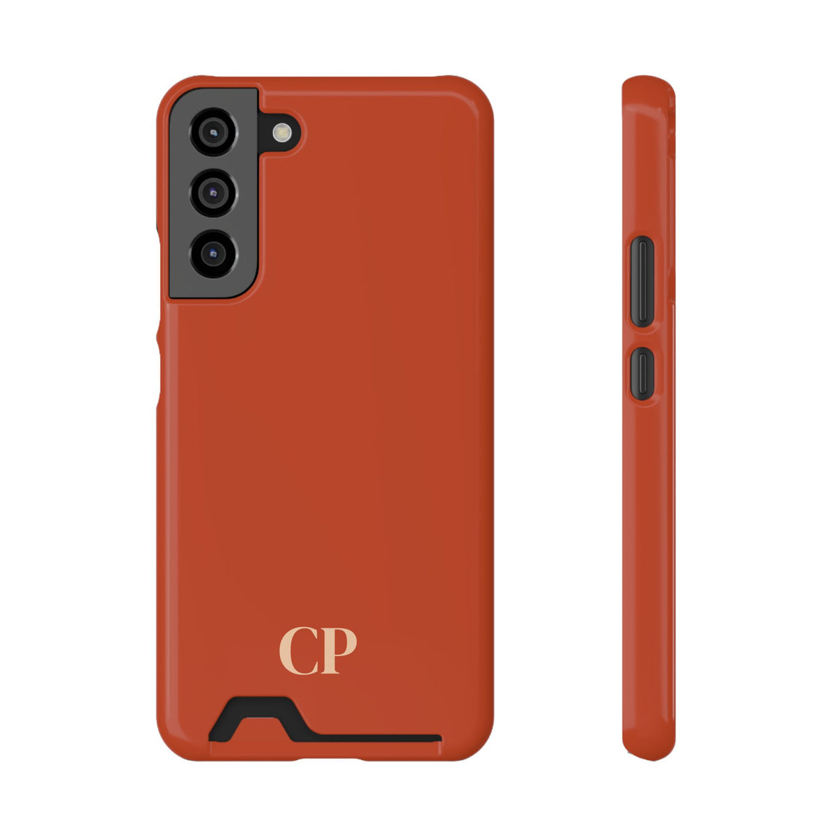 Monogram Phone Case With Card Holder Personalized