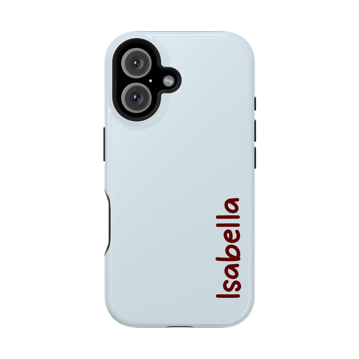 Baby Blue Name Magnetic Impact Resistant Case Personalized
