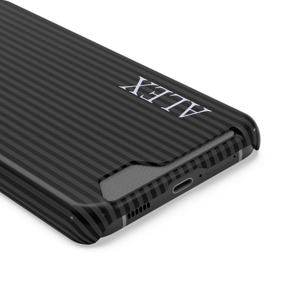 P144 - Slim Card Holder Phone Case - Personalized